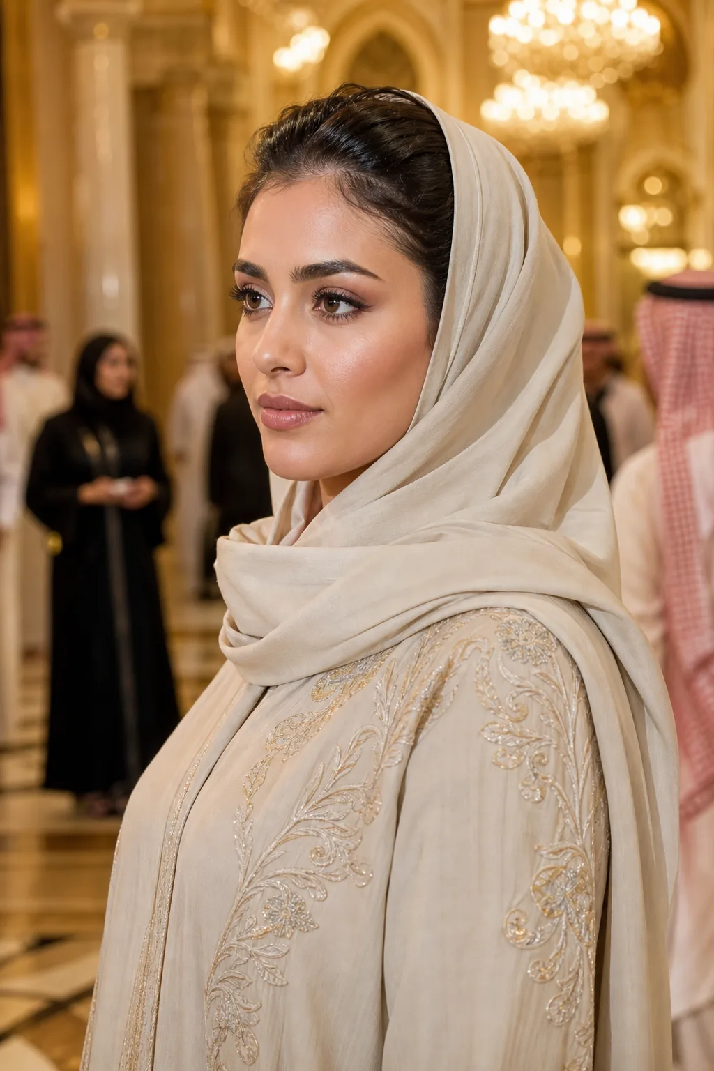 خط شعر مكشوف في قاعة مناسبة